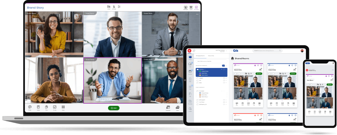 Qik Office available on all devices - Desktop, Tablet, and Mobile