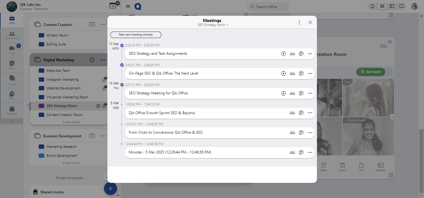 meetings-list