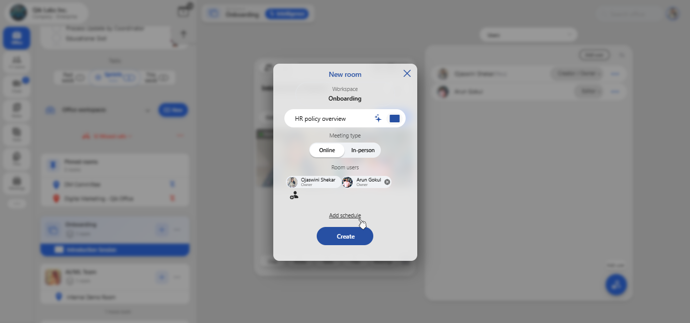 nroom-schedule
